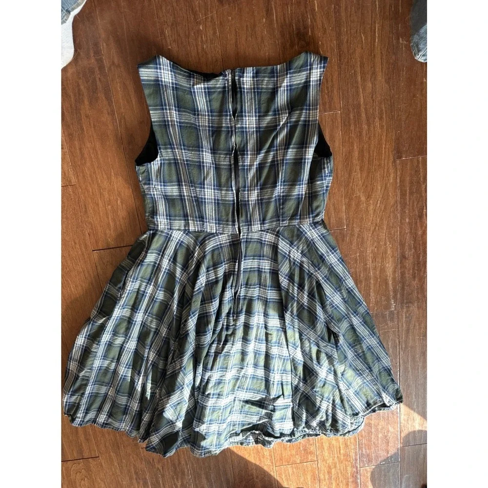 Magnolia Place 3XL Plus Size Plaid Print Sleeveless grunge 90s y2k